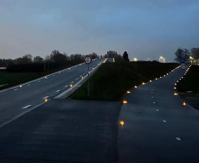 Solar Road Studs para sa Europa